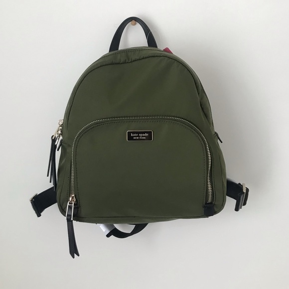 kate spade Handbags - Kate Spade (Olive Green) Nylon Backpack